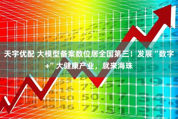 天宇优配 大模型备案数位居全国第三！发展“数字+”大健康产业，就来海珠